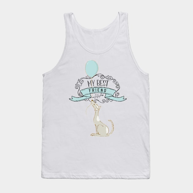 My best friend cute design Tank Top by NJORDUR